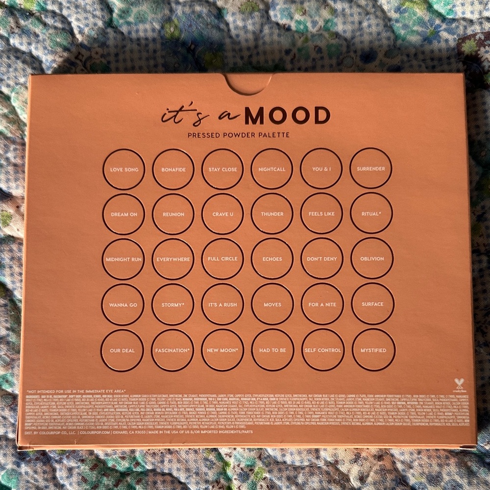 ColourPop It's a Mood Palette - Peach - Picture 2 of 3